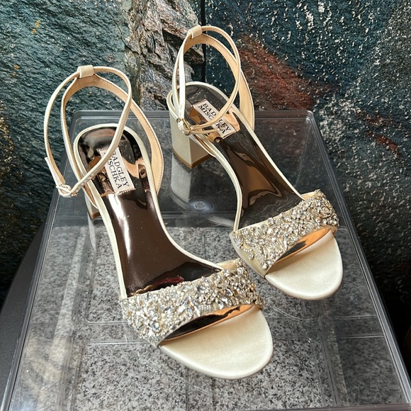 Badgley Mischka Ivanna Embellished Evening Shoe - Picture 4 of 11